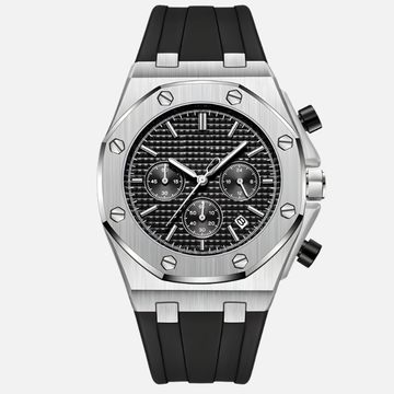 CHRONOX men’s chronograph watch black dial